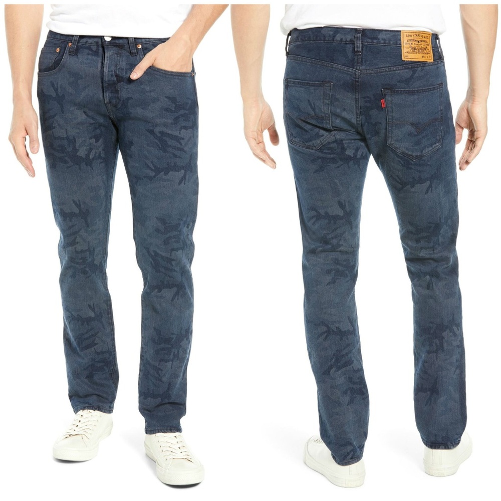 New! Levi's Fresh Leaves Justin Timberlake Camo Jeans 32x32 33x32 34x32